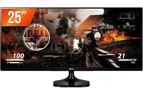 LG 25UM58-PF Ultrawide - Monitor Gamer LED 25 Full HD , Preto