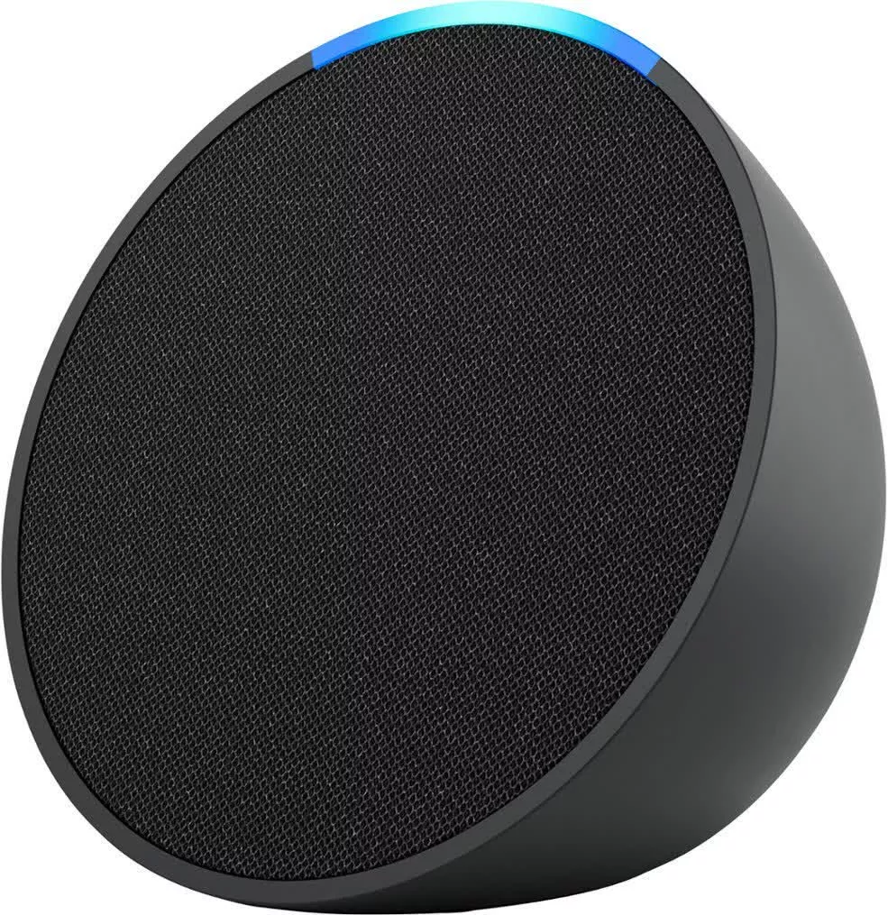 Echo Pop | Compact Smart Speaker with Immersive Sound and Alexa | Color: Black