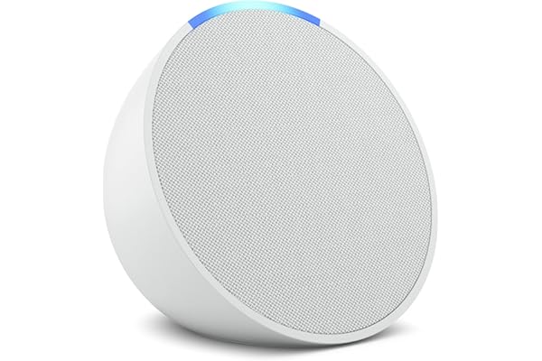 Echo Pop | Compact Smart Speaker with Immersive Sound and Alexa | Color: White